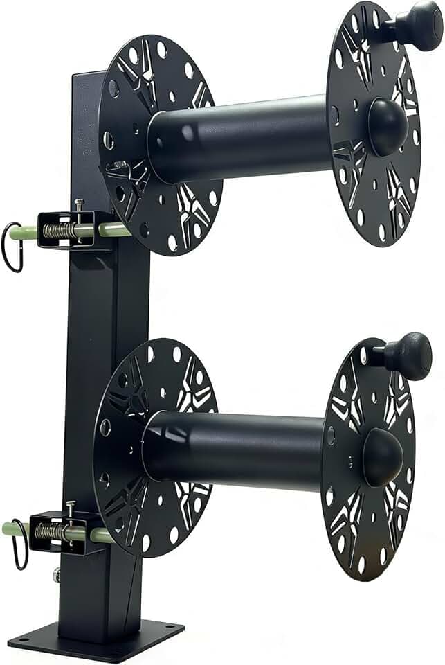 Heavy Duty Double Welding Cable Lead Reel, 10" Lockable