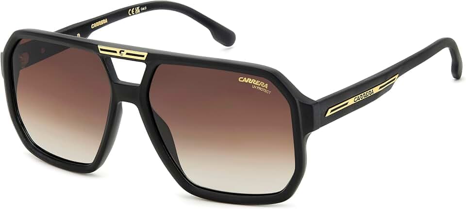 Carrera VICTORY C 01/S MATTE BLACK/BLACK BROWN GREEN ANTIREFLEX 60/15/145 Herrenbrillen Sonnenbrillen
