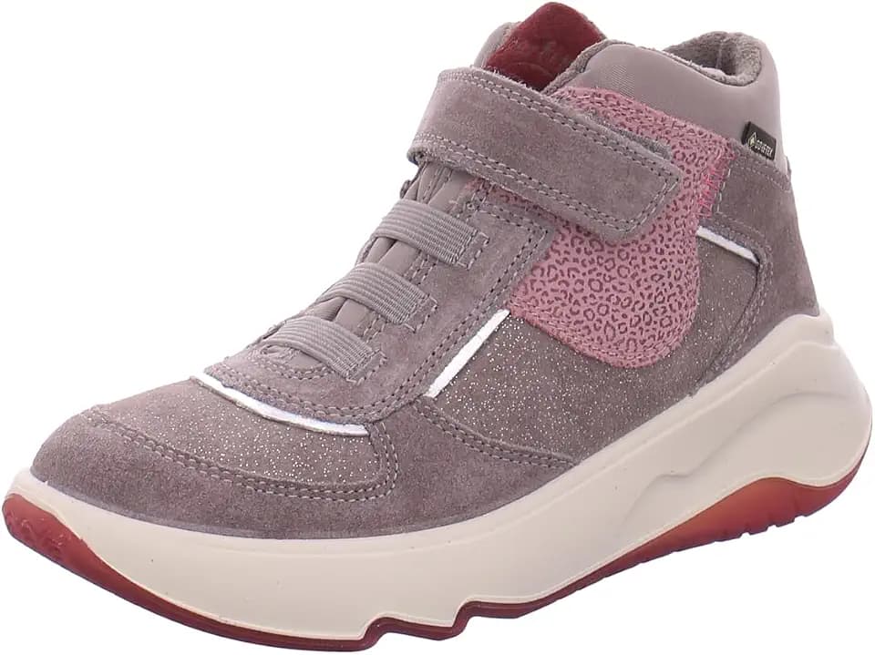 Superfit Melody Leicht Gefütterte Gore-Tex Basketballschuhe für Mädchen, Grau Rot 2010, 40 EU schmal