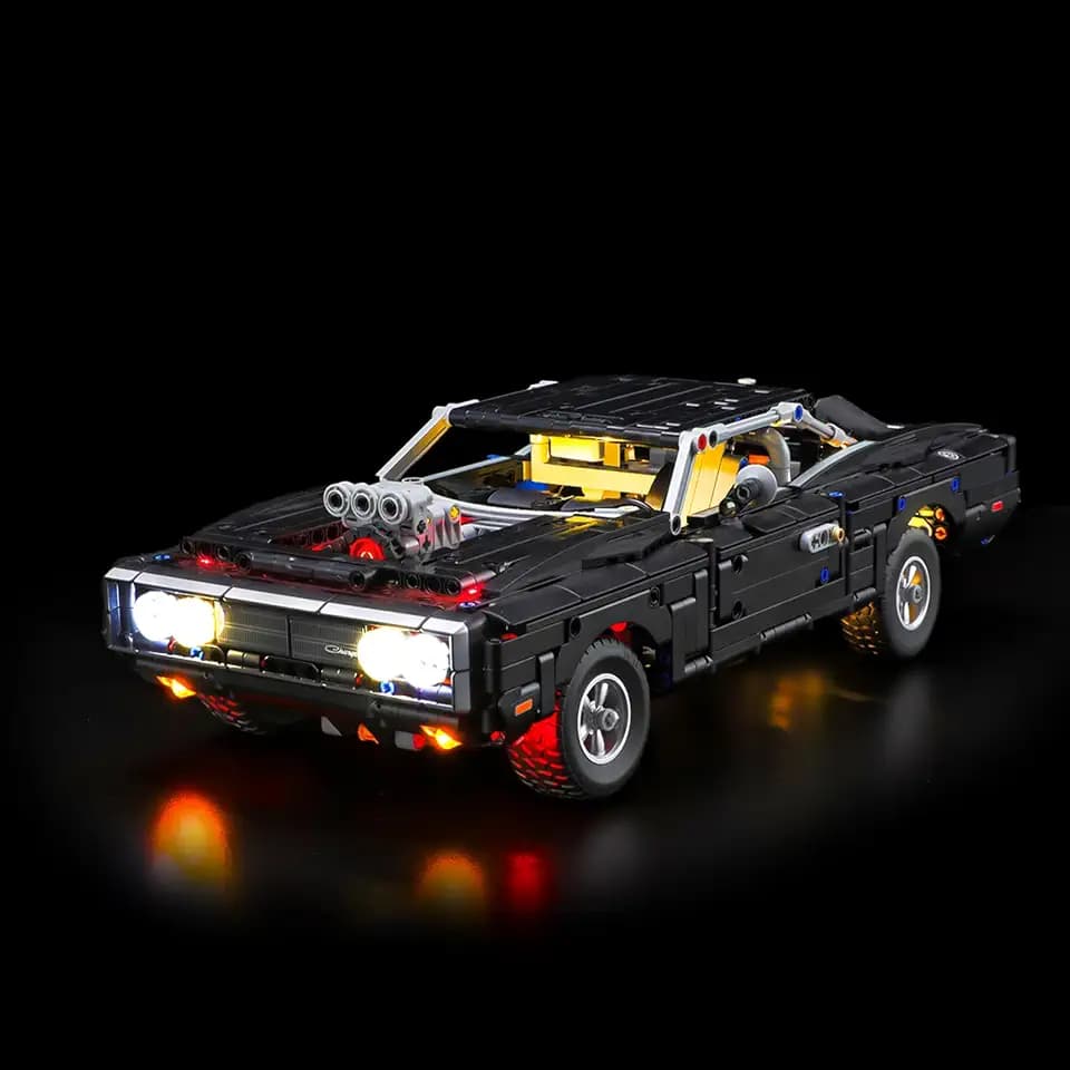 LIGHTAILING Licht für lego-42231 Fast and Furious Dodge Charger R/T Auto — Einfache Installation, Versteckte Verkabelung, Wohndeko & Geschenkfertig (Modell Nicht enthalten)