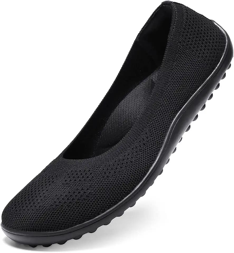 KBZone Women's Flats Slip on Ballet Flats Wide Toe Box Comfortable Walking Shoes