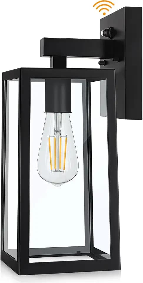 13" Dusk to Dawn Sensor Outdoor Wall Lighting, Large Waterproof Wall Sconce