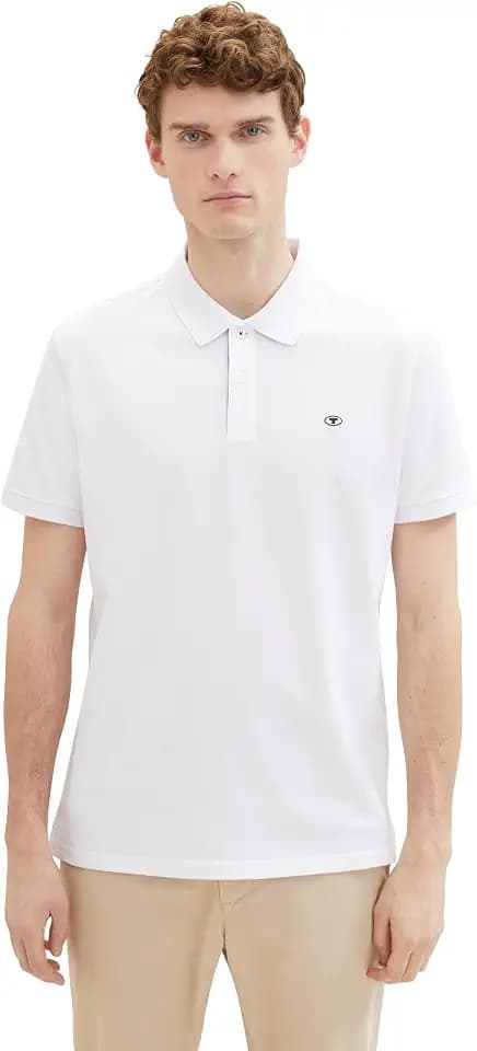 Tom Tailor Herren Piqué Poloshirt aus Baumwolle