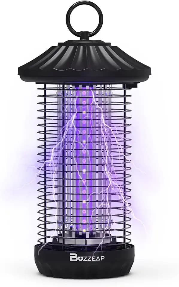 Insektenvernichter Elektrisch - Mückenlampe 3800V Mückenfalle Mückenschutz, Fliegenfalle Elektrisch Mückenabwehr, für Mücken,Motten,Fliege,Spinnen, Wasserdicht IPX4