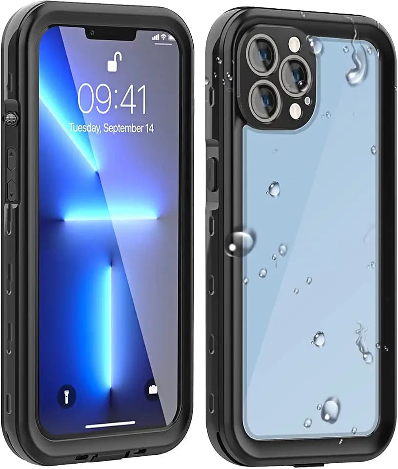AICase Waterproof Case for iPhone 13 Pro Max (6.7") Snowproof, Dustproof and Shockproof, IP68 Certified Full Body Protection Fully Sealed Underwater Protective Cover for Apple iPhone 13 Pro Max