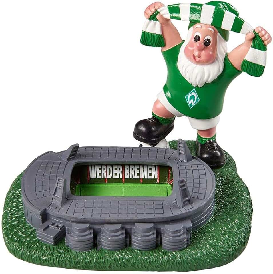 SV Werder Bremen Gartenzwerg Zwerg Dekoration Stadion klein