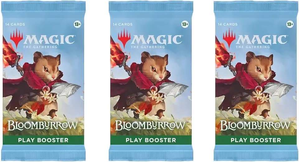 3 Packs Magic The Gathering Play Booster Pack Lot for MTG Bloomburrow