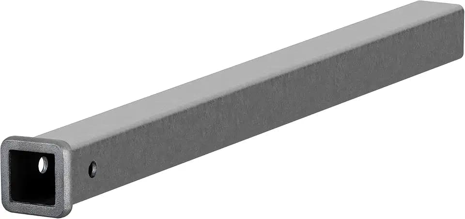 CURT 49360 2-Inch x 36-Inch Weld-On Raw Steel Trailer Hitch Receiver Tube