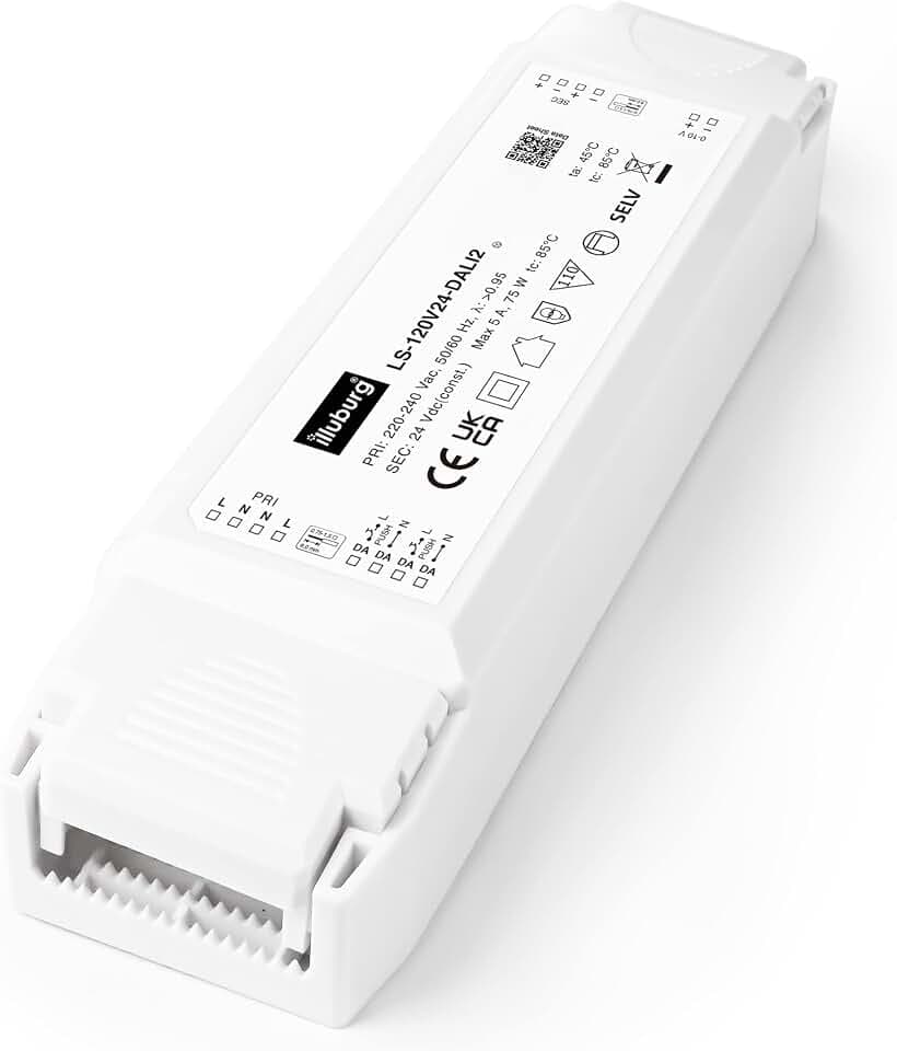 LED Trafo 24V 12W - 120W Dimmbar DALI PUSH 0-10V Flickerfree LED Netzteil Treiber Vorschaltgerät Driver Power Supply