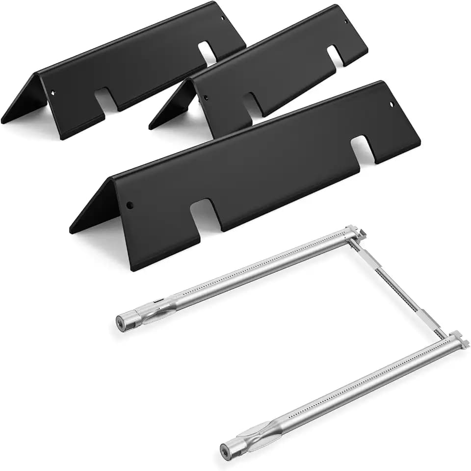 SHINESTAR Flavorizer Bars and Burners Set for Weber Spirit 200