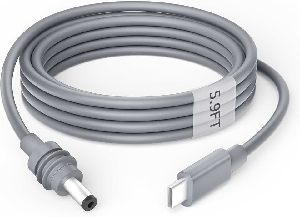 USBC Power Cable for Starlink Mini TypeC to DC Power Cable 18AWG 6FT