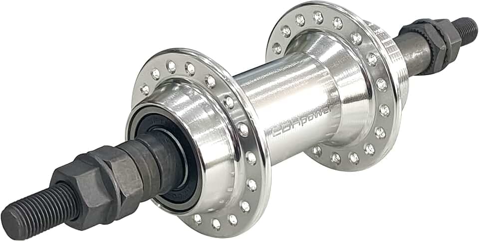Bicycle Rear Hub 36 Hole, Single Thread, 135mm Width, Aluminum Alloy Bike Hub Bicycle Wheel Part