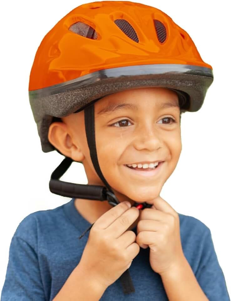 Joovy Noodle Multi-Sport Helmet, Kids Adjustable Bike Helmet, (XS-S/Orangie)