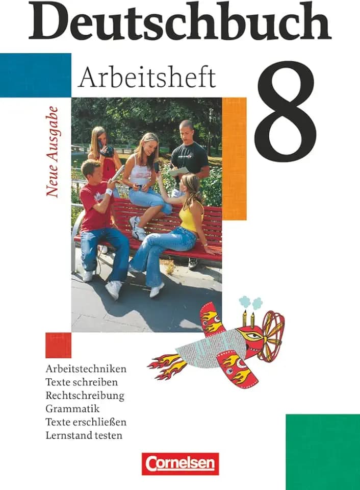 Deutschbuch 8. Schuljahr Gymnasium. Neue Ausgabe. Arbeitsheft mit Lösungen