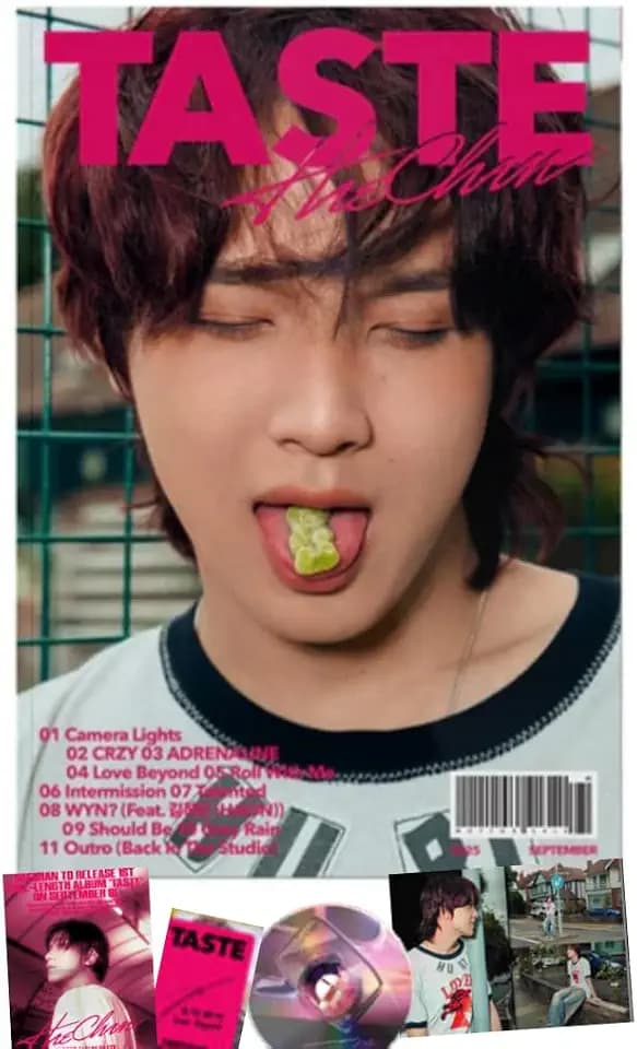 HAECHAN TASTE 1st Album [Full Spread B Ver.] 1st Album CD + Photobook + Photocard + Photofilm + Poster (CRZY) NCT