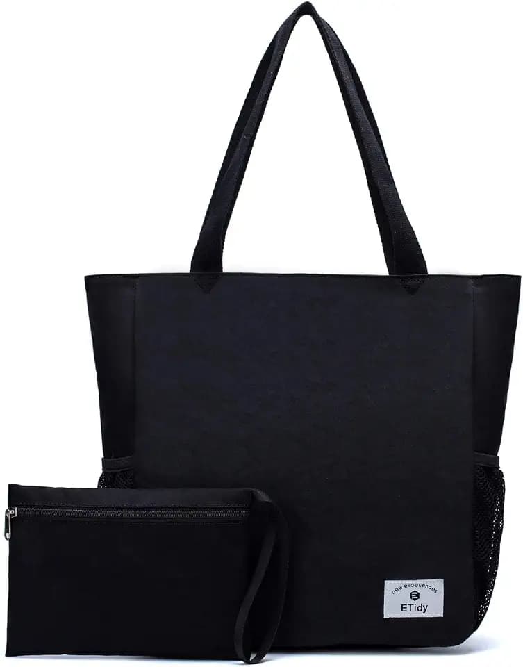 ETidy Large Capacity Foldable Tote Bag With Zipper