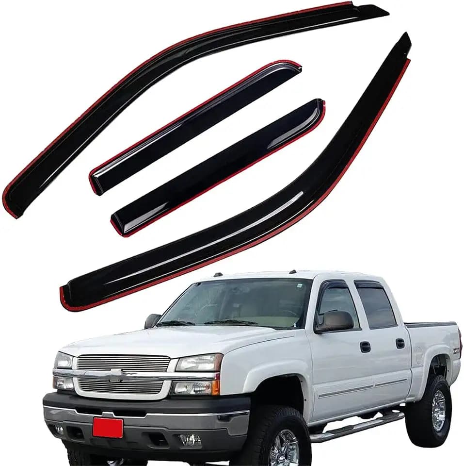 4pcs in-Channel Deflectors for Chevy GMC Cadillac Crew Cab 00-07 194355