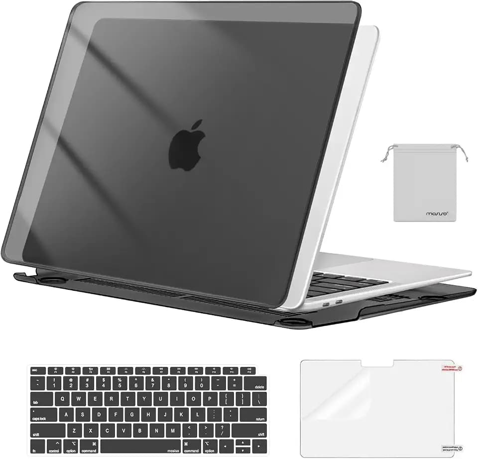 MOSISO Compatible with MacBook Air 13 inch Case M1 2021 2020 2019 2018