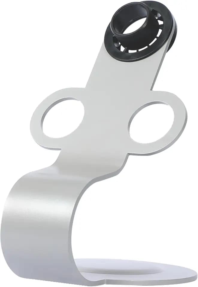 PureMounts® Haartrockner-Halter für Dyson® Supersonic, Magnetbefestigung, Kabelmanagement, Silikonpolster, grau