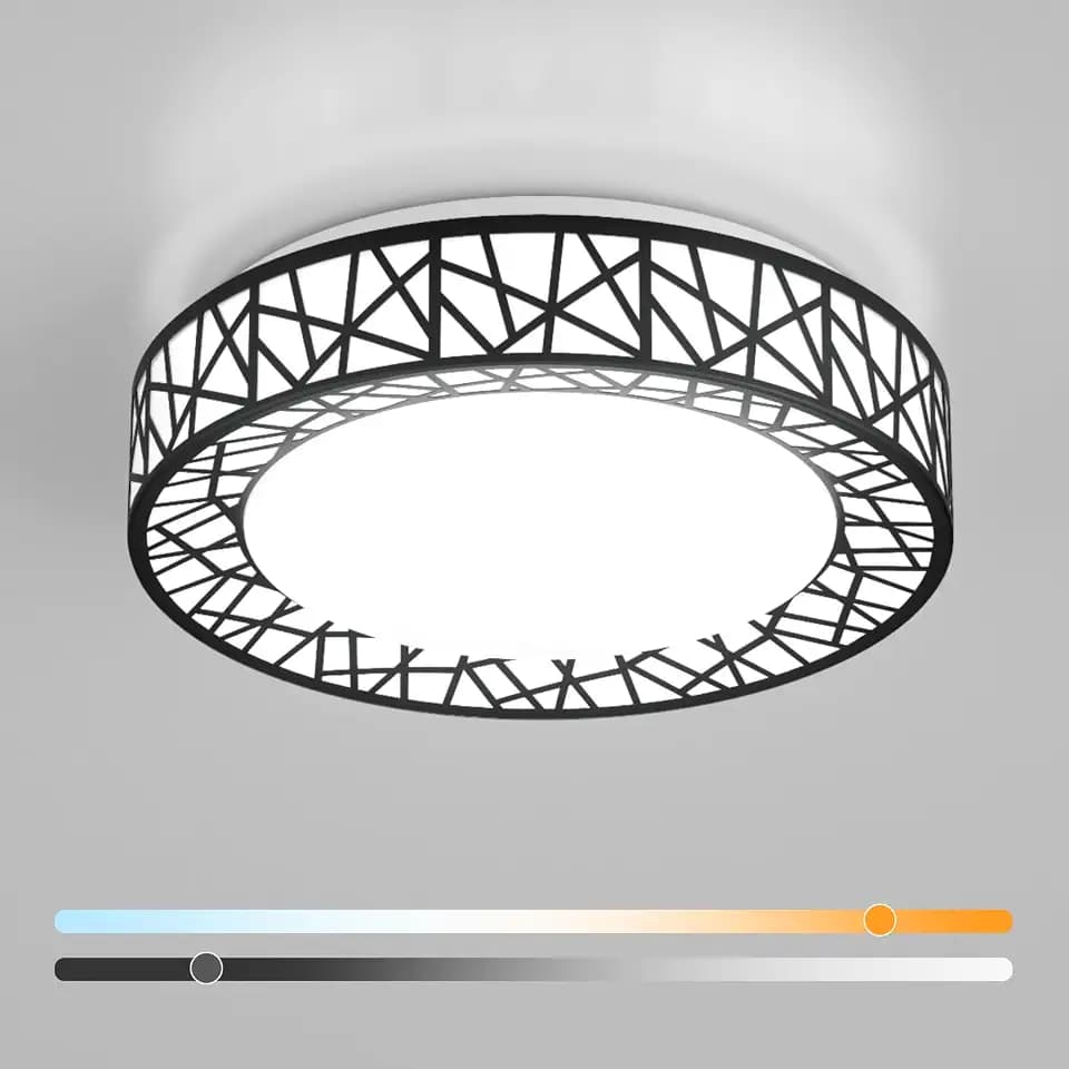 Lightania 12 Inch Bird's Nest Flush Mount Ceiling Light, 20W, 5CCT
