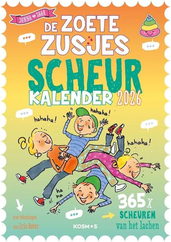 De Zoete Zusjes moppenscheurkalender