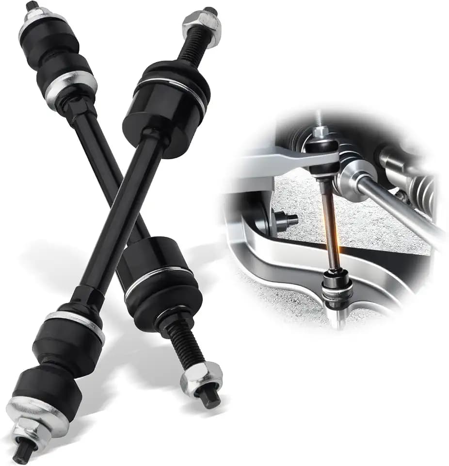 2Pcs Front Sway Bar Link K80894 Fits for 2003-2018 Ram 1500, 2019-2024 Ram 1500 Classic, 2003-2014 Ram 2500 3500 2WD Stabilizer Bar Link