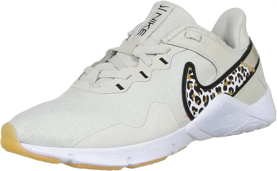 Nike Legend Essential 2 Women's Workout Shoes (CZ3668-017, Light Bone/Wheat/White/Black) Size 10.5