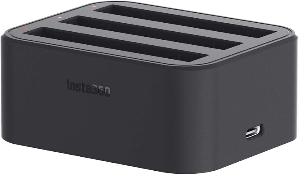 Insta360 CINX2CB/A ONE X2 Fast Charging Hub - Charge up to 3 Batteries simultaneously