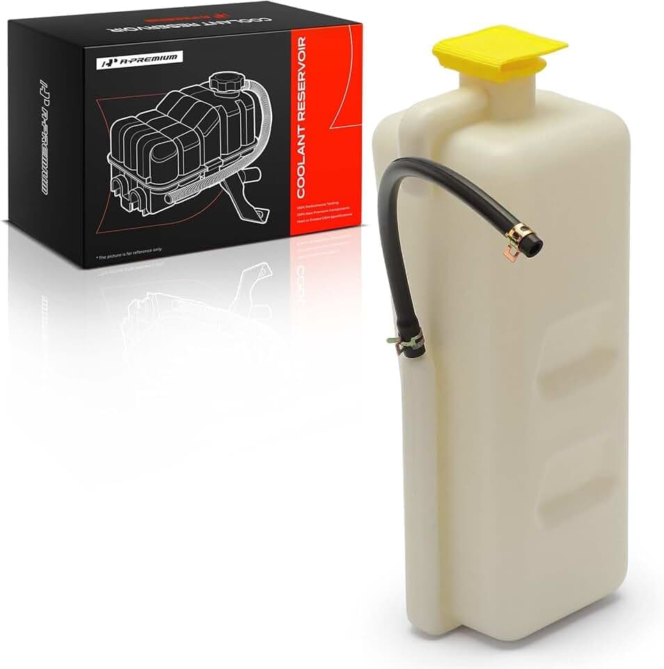 A-Premium Engine Radiator Coolant Expansion Reservoir Overflow Tank [W/Cap]