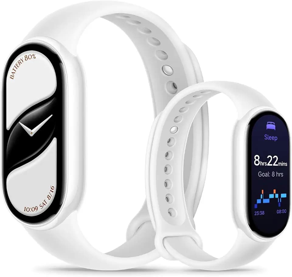 Xiaomi Smart Band 10, Smart Watch,Fitness-Tracker, 1,72" AMOLED Display, 21 Tage Akku, 5ATM Wasserdichtigkeit, SPO₂ & Herzfrequenzmessung, Schlafüberwachung,150+ Sportmodi, Ceramic Edition Pearl White