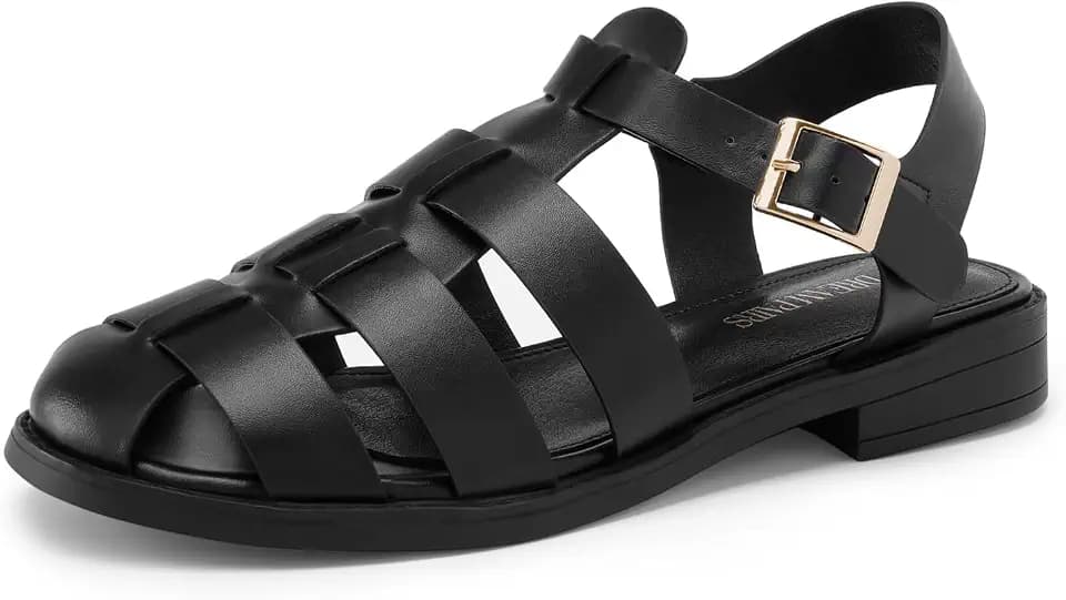 DREAM PAIRS Womens Fisherman Braided Flat Sandals