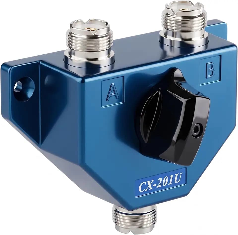 Jetfon CX-201U 2-Wege Antennenumschalter 1000W PL-Buchse bis 600MHz
