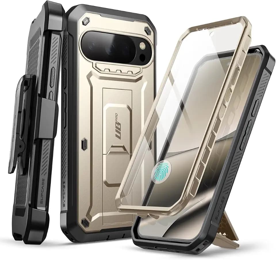 SUPCASE for Google Pixel 10 Pro XL Case (2025) with Screen Protector, Desert