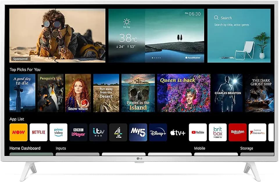 LG 43UP7690LE Fernseher, 4 K, nicht geeignet