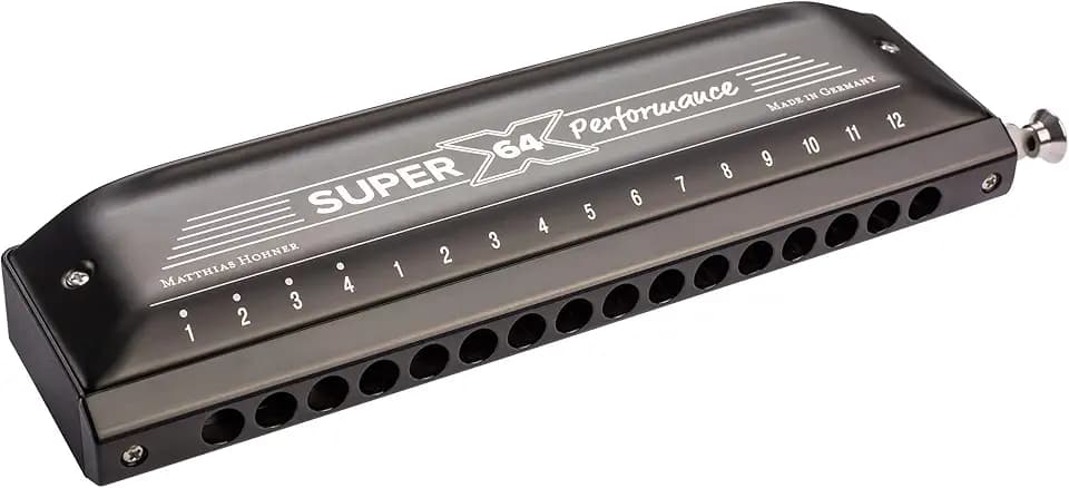 Hohner M758601 Super 64 Stainless Steel Harmonica