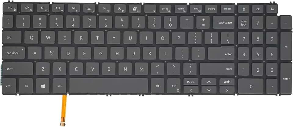 Backlit Keyboard for Dell Latitude 3520 Inspiron 15 3510 3511