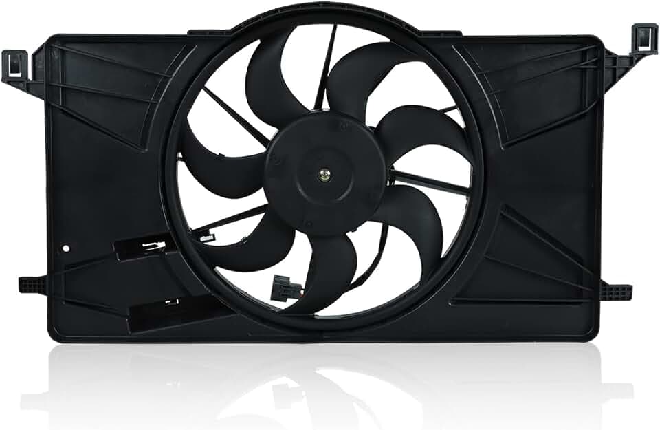 Radiator Cooling Fan Assembly Compatible with Ford Focus 2012-2017 2.0L