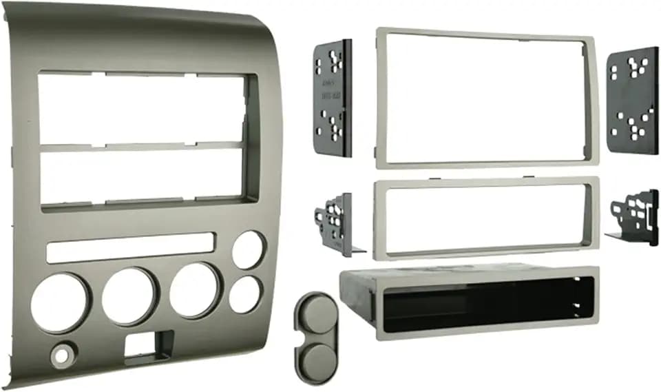 Metra 99-7606 2006-2007 Nissan Titan and Armada Single or Double DIN Installation Kit with Dual Zone Climate Display