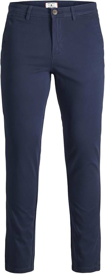 JACK & JONES Herren Jpstmarco Jjbowie Noos Hose, Marine, 30W / 30L