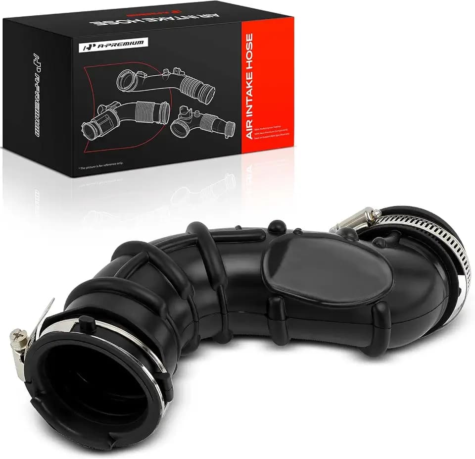 A-Premium Left Engine Air Cleaner Intake Tube Hose with Clamps