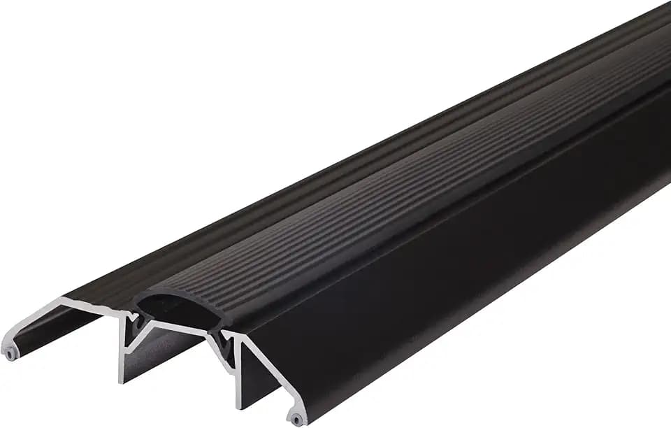 MD Building Aluminum and Vinyl High-Profile Threshold, Bronze, 36in