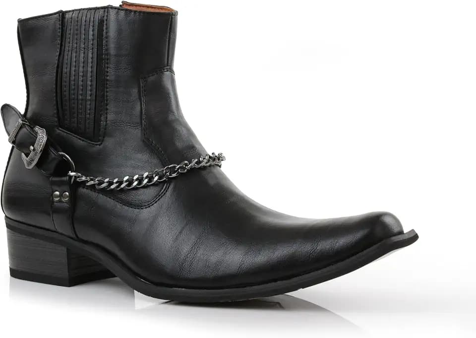 Ferro Aldo Men's Western Boot Collection | Casual & Dress Ankle Boots in Cowboy, Chelsea, & Biker Styles for Men