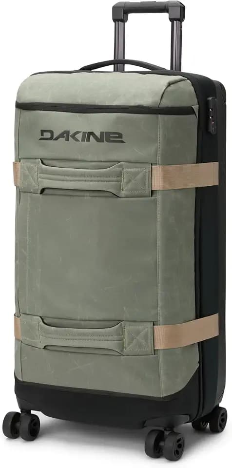 Dakine Split 4-Wheel Roller Luggage 87L, Spinner Travel Bag, Mulled Basil