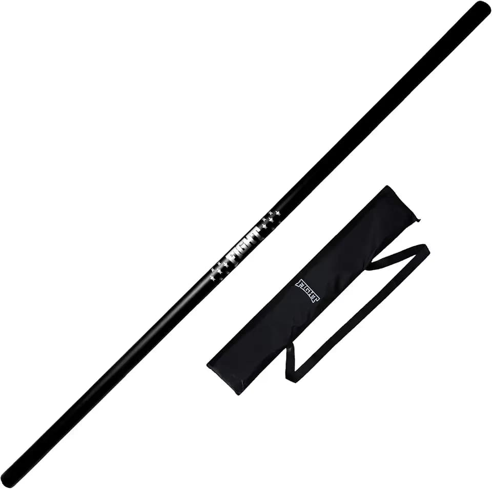 Bo Staff 4-6 Ft Collapsible Foam Padded with Carry Bag, Practice Bo Staff for Martial Arts Karate Training
