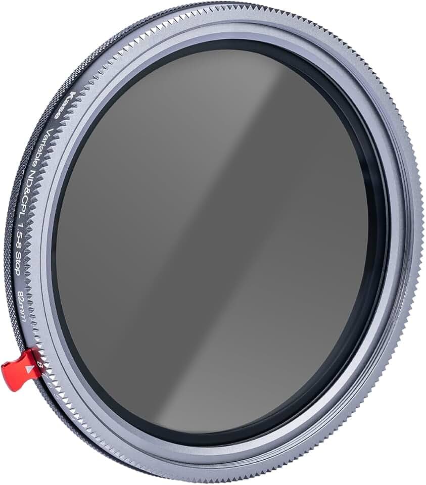 Kase CPL/Vari ND Combo Screw-in Filter 1.5-8 Stop ND3 to ND236 Optical Glass (82mm)
