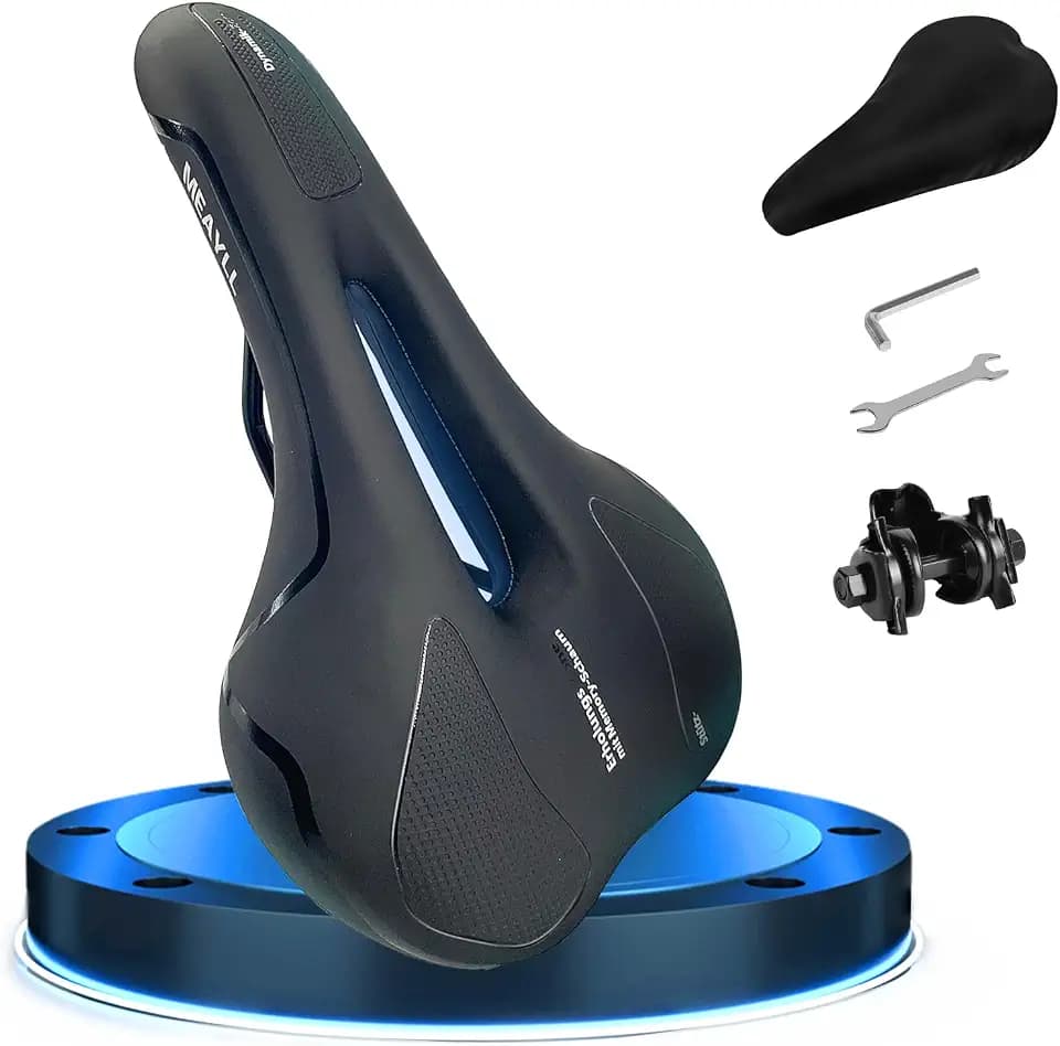 Fahrradsattel Herren & Damen Bequem Weich – 2026 Ergonomischer Fahrrad Sattel mit Optimierter Druckverteilung und Memory Foam, Komfortabler Sattel