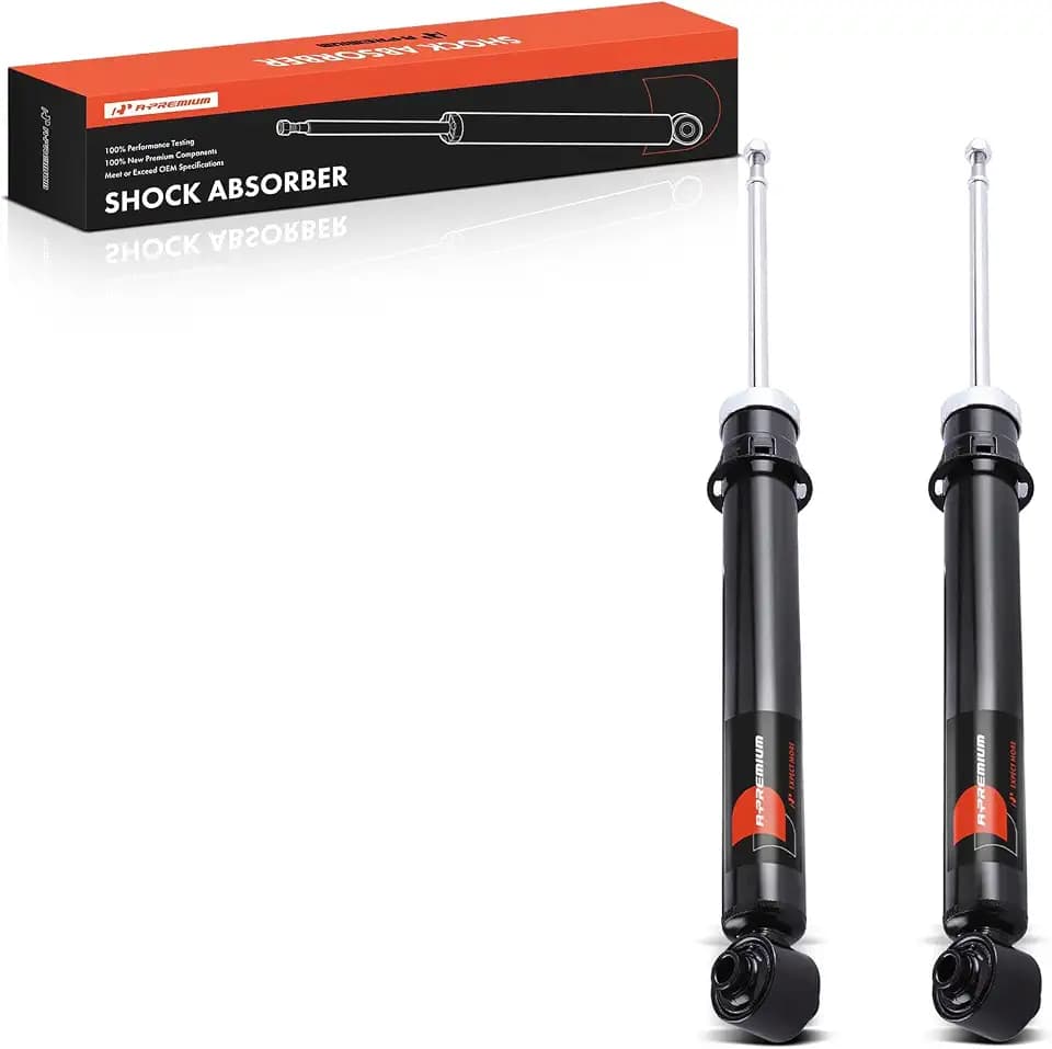 A-Premium Rear Shock Absorbers, Set of 2 - Compatible with Hyundai, Kia