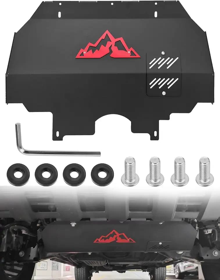 Engine Front Skid Plate Compatible with 2024-2025 Toyota Tacoma 2WD 4WD Gas