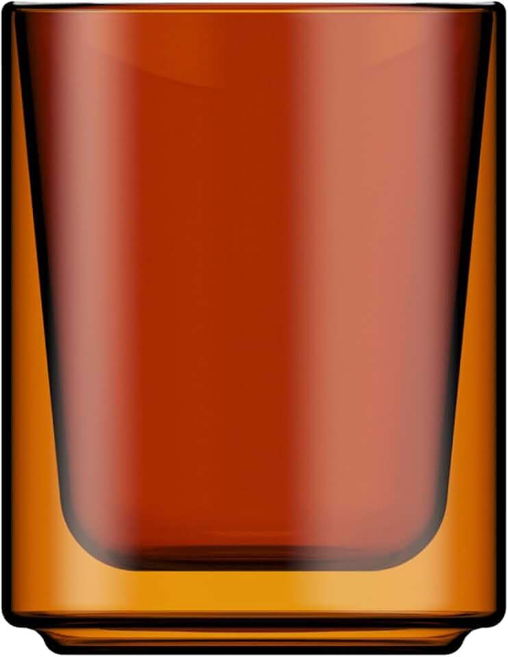 Terra Kaffe Sienna Mezzo Coffee Glass - 8 oz, Double-Walled