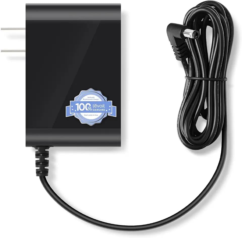Levoit LVAC-300, LVAC-200 MAX & VortexIQ Genuine Vacuum Charger, 27V, 0.9A